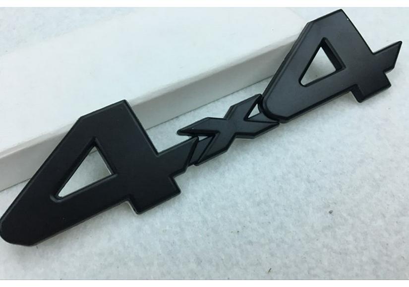 4WD 4x4 Metal Car Logo Sticker for Jeep Liberty, Compass, Wrangler
