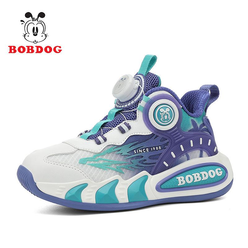 Babu Bean Classmate Boys Sneakers 2025 New Spring and Autumn Mesh Breathable Boys Older Children's Basketball Shoes