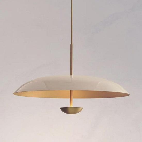 

1950s Mid Century Ivory Brass Modern Style Sputnik Chandelier/ Sputnik Handmade Style/ Modern Brass Chandelier Italian Chandelier