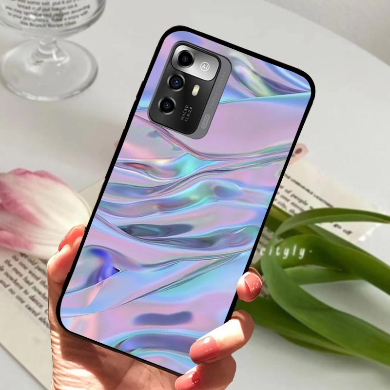 Für ZTE Blade A72 / A 72 5G / A52 Hülle Schwarzes Silikon Weiches TPU Funda Abdeckung für ZTE Blade A72 5G BladeA72 Bumper Schutzhülle Fundas