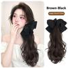 Lazy Layered Braided Wig Hair Claw Clip Korean Style Elastic Hair Tie  for Women