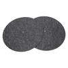 Vinyl Turntable Record Pad Prevent Static Reduce Vibration Soft LP Vinyl Record Player Slipmat 2pcs