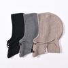 Big head friendly straps, button-up balaclava hat, autumn and winter ear protection, headgear, warm and windproof pullover hat.