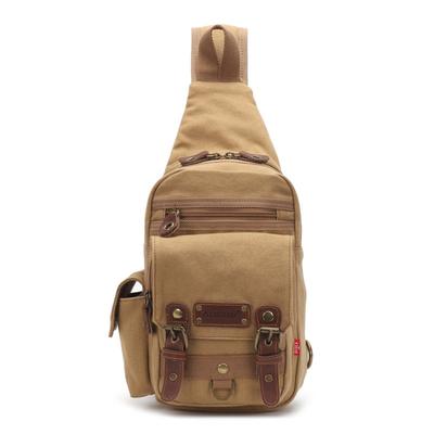 Neue Crossbody-Tasche Herren Canvas Kleine Tasche Sport und Freizeit Brusttasche Hüfttasche Eng anliegende Umhängetasche Reise Tragbare Tasche