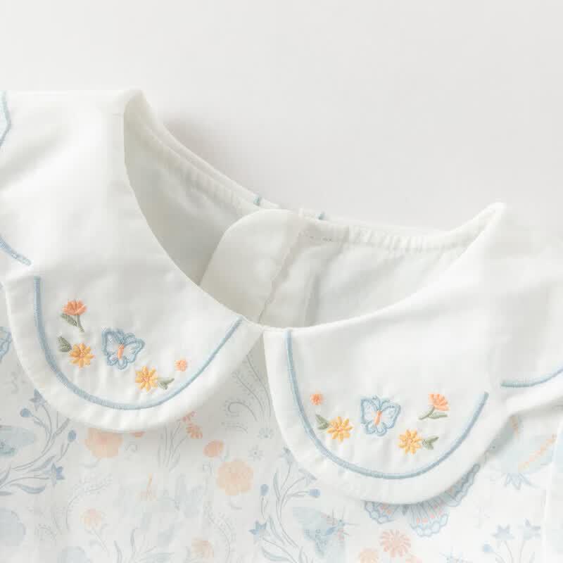 DAVE&BELLA Girls' Floral A-Line Summer Dress