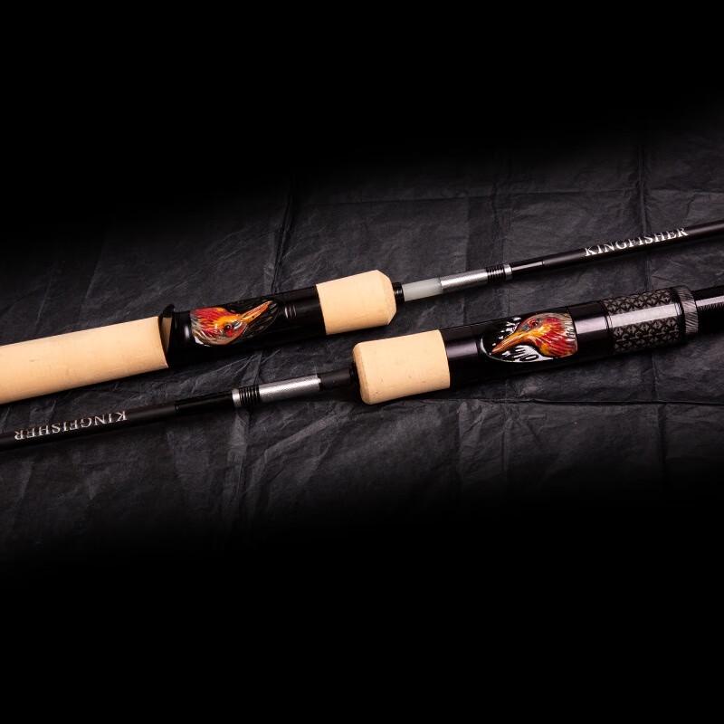 Oeny Portable 4-Section Fiberglass Micro Lure Spinning Rod