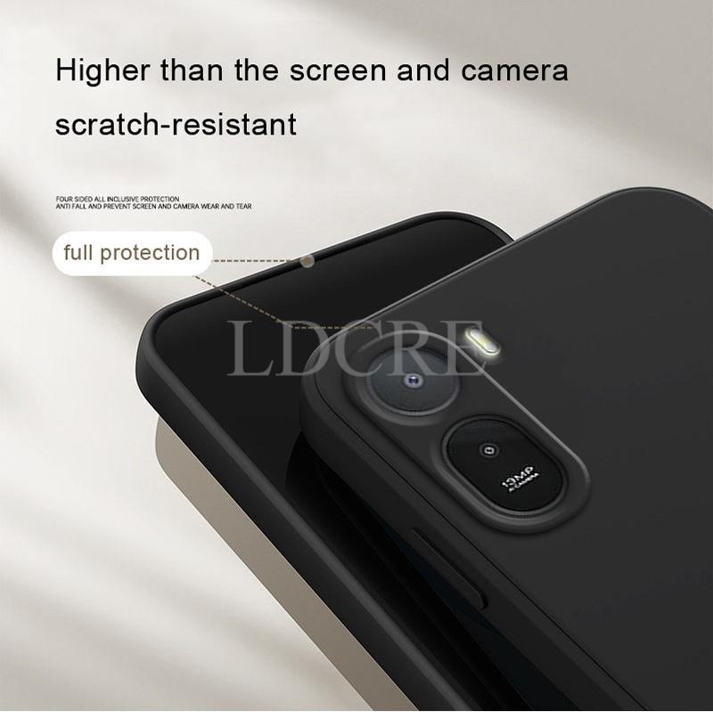 For Xiaomi Poco C81 Pro Case Liquid Silicone Official Cover Poco C81 Pro Case TPU Plain Rubber Protector Case Poco C81 Pro Cover