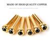 1Pcs Acoustic Guitar String Bridge Pins Colorful Copper Brass Endpin Replacement