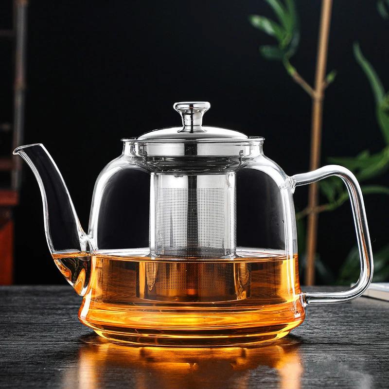 Tekanna Vattenflaska Svanhalsvattenkokare French Press Glas Med lock Termosflaska Hushållsapparat Köksredskap Elektrisk Gryta