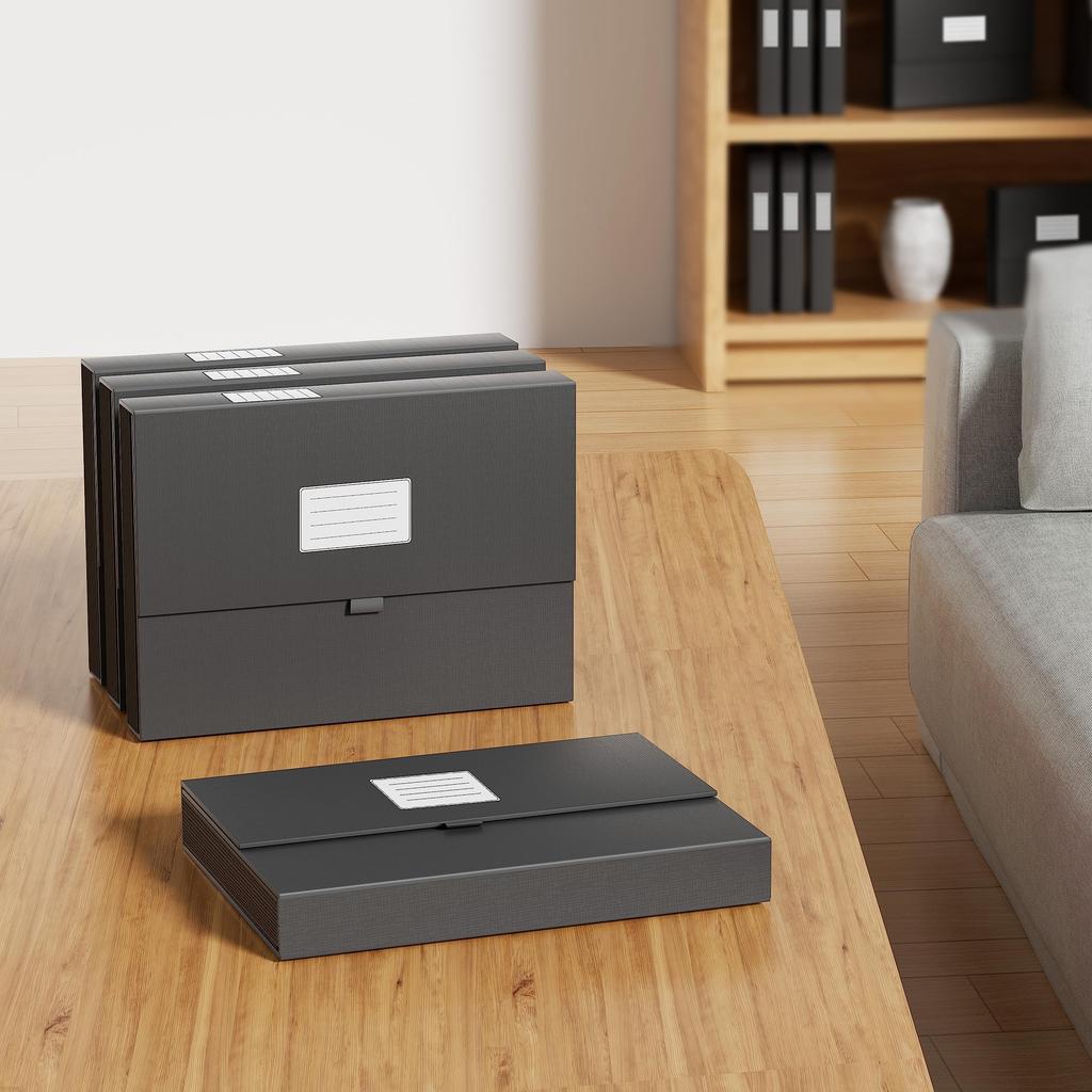 JiaWei A4 Document File Receipt File Classification File 12 13 Accordion Large Storage Case with Office Classroom Box, Organizer, Folder,