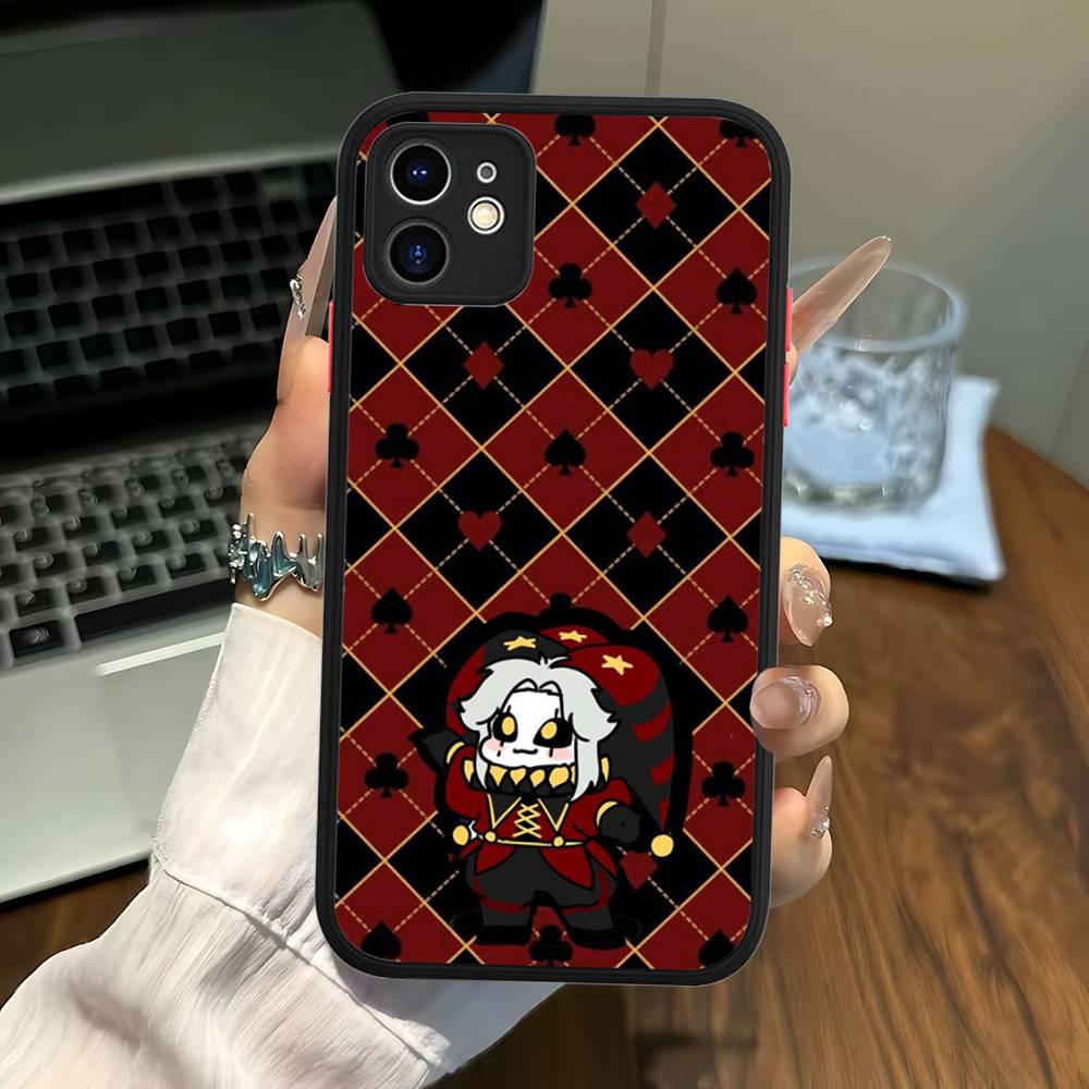 Anime The Freak Circus Pierrot Phone Case For IPhone 16e 16 15 14 13 12 11 Pro Max X XS Max Plus Matte Clear