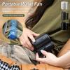 F013 Portable Waist Clip Fan 4500mAh Hands-Free Leafless Mini USB Fan 3 Speeds Cooling Airflow For Outdoor Travel