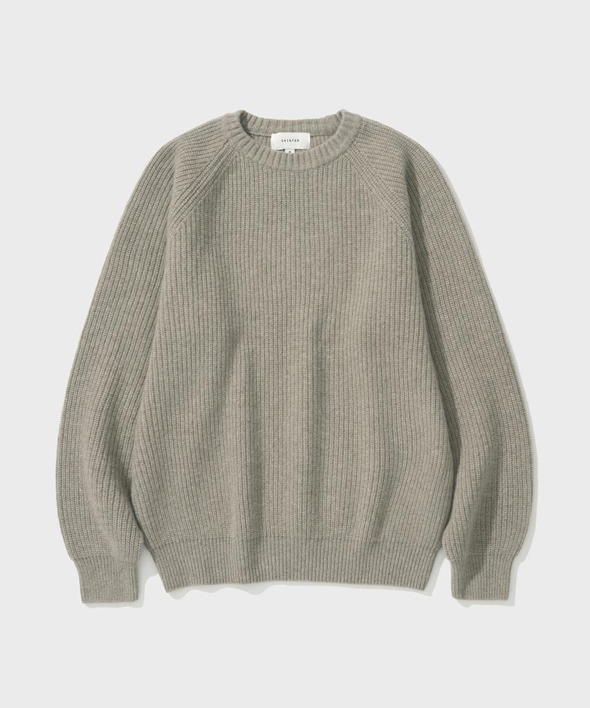 SHIRTER Wool Chunky Knit V2 (Melange Beige)