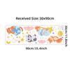 Good Night Animal Star Cloud Self-adhesive Wall Sticker Cartoon Panda Elephant Children's Room Decoration Sticker