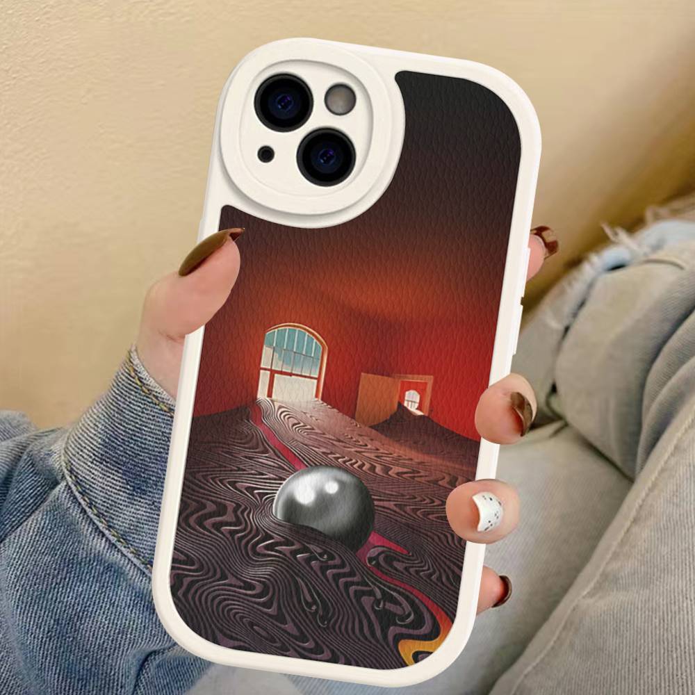 

Band T-Tame Impala Phone Case For IPhone 16 15 14 11 12 13 Pro Max Plus Back Leather Shell 12 pro max