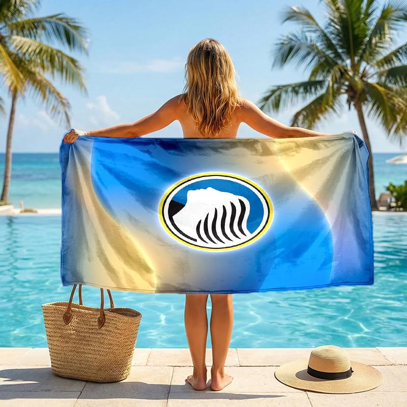 Asciugamano da Spiaggia Asciugatura Rapida in Microfibra Assorbente Portatile da Viaggio per Nuoto Atalanta FC