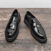 Fashion Fashion White Leather Men Casual Shoes New Slip-on Men Shoes Italian Style Male Loafers Soft Flats Lightweight Moccasins for Man