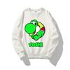 Super Marios Bros Cartoon Sweatshirt for Children Anime Figures Luigi Toad Bowser Yoshi Peach Cosplay Long Sleeved Tops