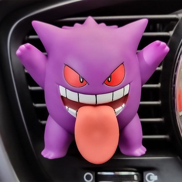 Belle Ament Pokemon Phantom Figure Refillable Car Air Freshener, Fresh Cotton, 1 Piece,Korean car acc