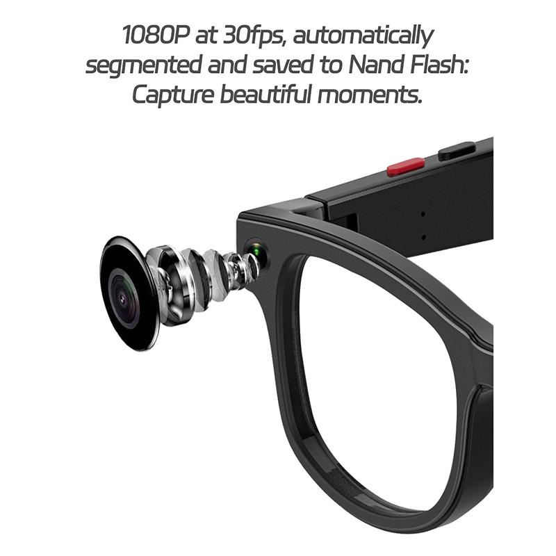 G1 Smart Glasses with Bluetooth Calling and AI Voice Assistant, Camera, Video, Anti Blue Light Lens Glasses