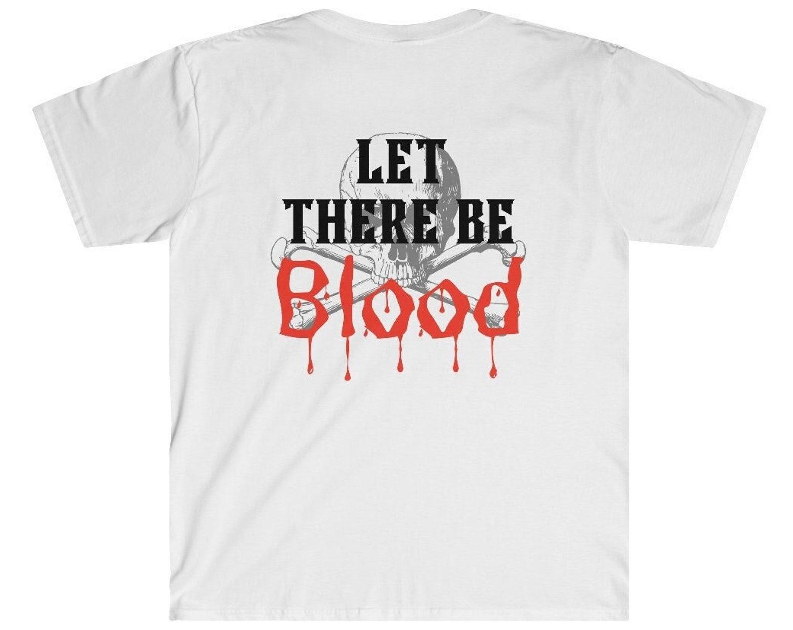 Punisher Skull T-Shirt: Let there be Blood Graphic Tee L