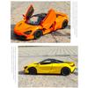Boxed 1/32 Alloy Die-cast McLaren 720S Car Model, Children's Toy Car with Sound and Light, Desktop Decoration Ornaments for Boys Gifts