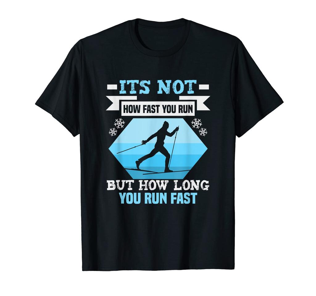 Not About Running About Skier Biathlon It's Speed, It's Cross-Country T-Shirt