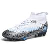 Foreign trade football shoes men's high-top youth student competition training shoes large size outdoor spike training shoes men