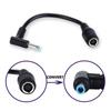 1Pc 7.4x5.0mm To 4.5x3.0mm DC Power Charger Converter Adapter Connector Cable Blue Tips for HP Dell Laptop Notebook