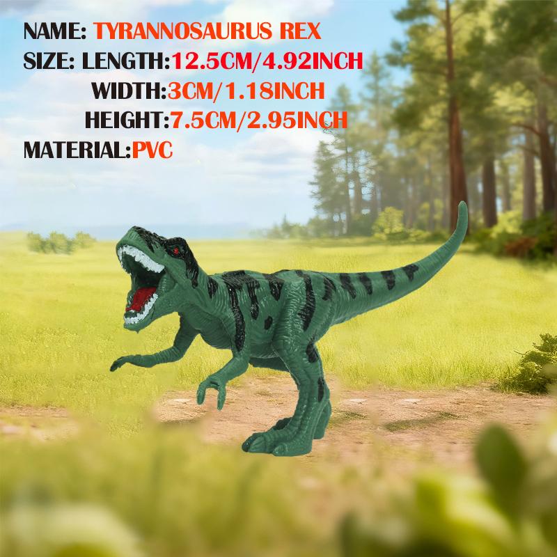 Jurassic Dinosaur Animals Model Action Model Tyrannosaurus Rex Pterosaur Triceratops Collection Educational Kid Toy Boy Present