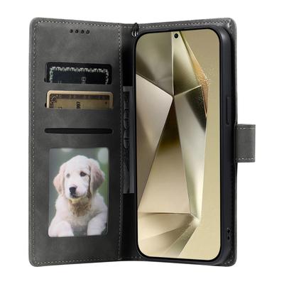 Style 018 For Samsung Galaxy A26 5G Case Imprinted Totem Skin Feel Wallet Leather Phone Cover