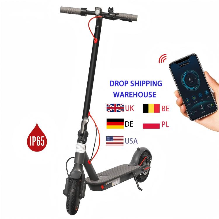 12.5KG Lightweight Electric Scooter 350W Motor Adult 8.5 Inch Solid Tire IP65 Waterproof Foldable E-scooter Germany