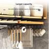Kitchen Hanging Organizer with Hooks for Hanging Pots and Pans Tidy and Convenient, Kitchen Paper Towel Holder, Pot Lid Holder
