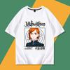 Jujutsu Battle New Style Peripheral Tiger Staff Yuren Su Nuo Wu Tiao Wu Wu Printed Unisexs and Unisexs Fashion Casual Tshirt