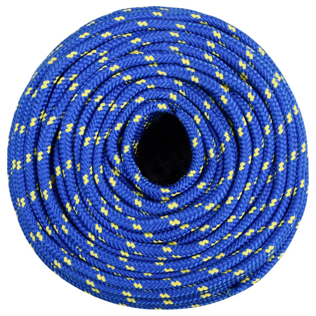 Vidaxl Linka Żeglarska, Niebieska, 8 Mm, 250 M, Polipropylen