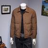 Mens Slim Fit Winter Down Jacket Lightweight White Duck Coat Casual Warm Outerwear Youth