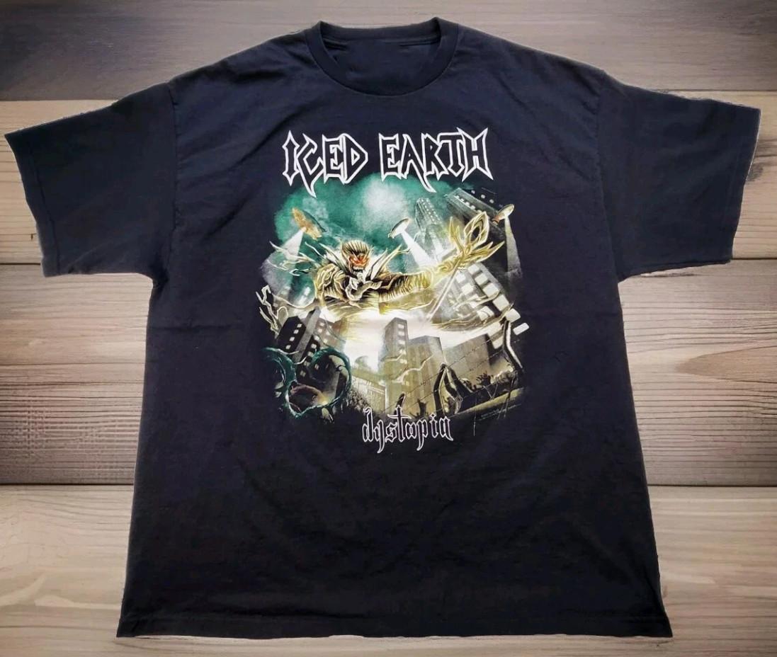 VIntage 2012 Iced Earth Dystopia 2012 T-shirt size S-5XL XXL