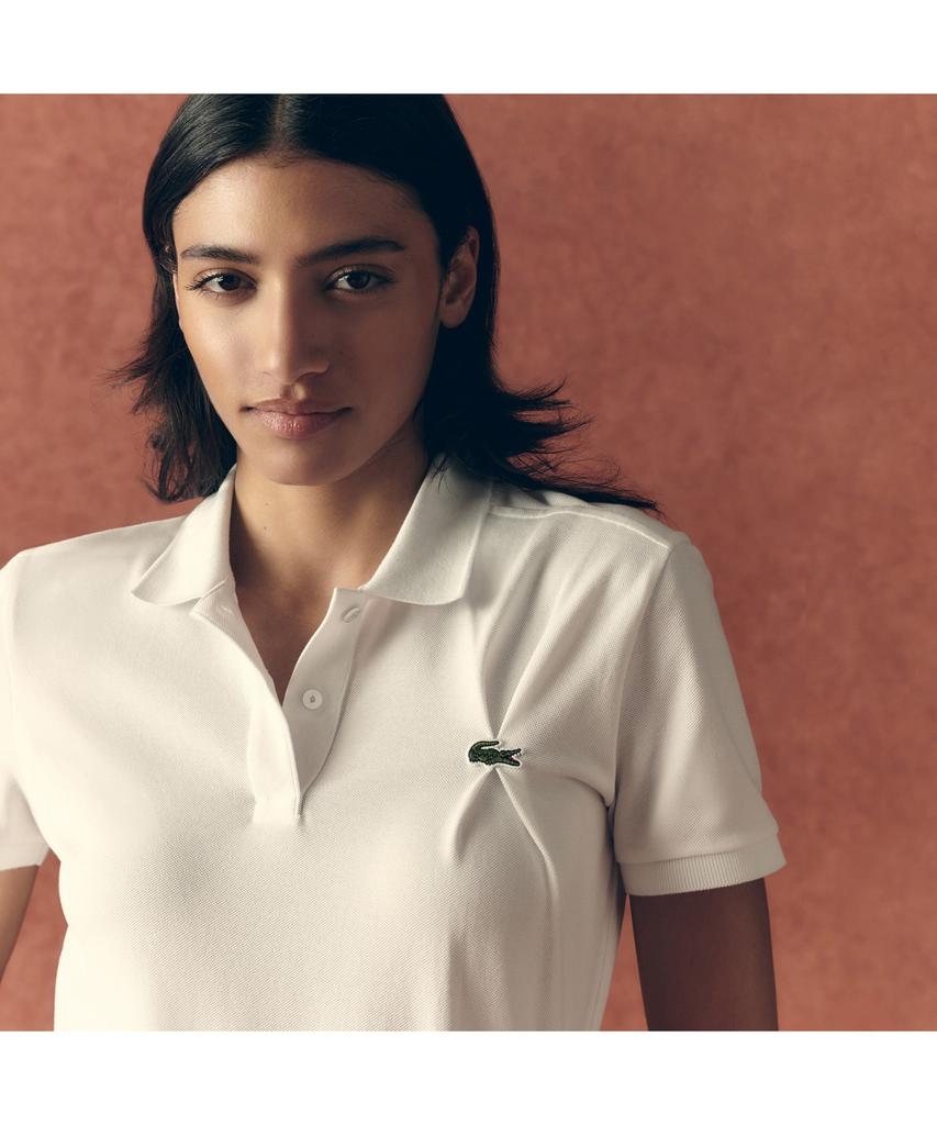 LACOSTE Women'S Fixed Croc Polo Shirt Pf9661-55G 001