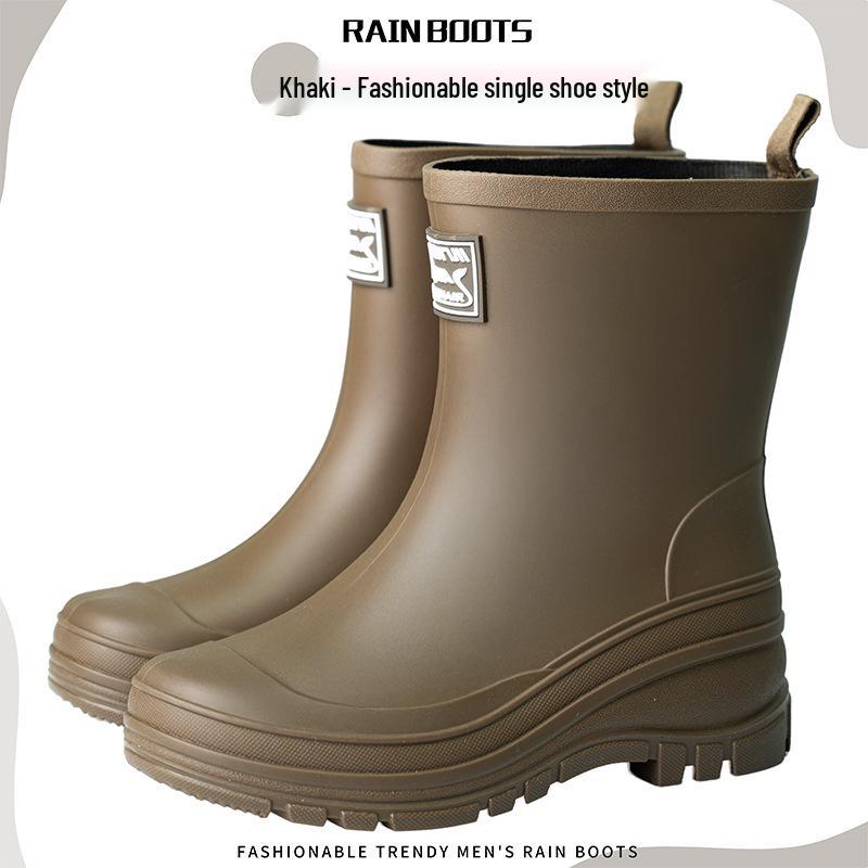 

Женские водонепроницаемые резиновые сапоги до середины икры с бархатной подкладкой: Кулиска, Износостойкий, Нескользящая резина для трансграничной моды Size 40