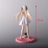 Japan New 24cm Yosuga No Sora Figure PVC Action Anime Doll Scale Ratio Model Toys  Playsetss Cute White Suspender Skirt Figure for Girl Gift