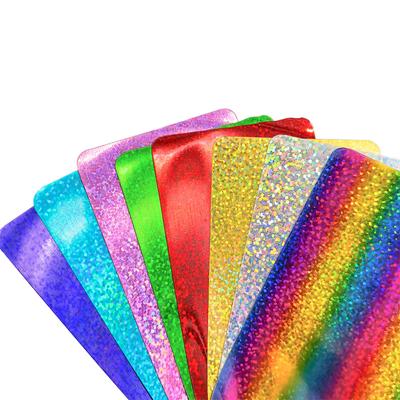 Glitter Shiny Hologram Iridescent Heat Transfer Vinyl Iron-on Clothing Heat Press Textile T-Shirt Cut Film Craft DIY