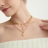 [Titanium Steel CZ Choker Necklace Light Luxury Elegant Fade Resistant Jewelry]