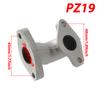 Motorcycle PZ19 PZ22 Intake Pipe Manifold with Gasket Screw Kit for 50cc 70cc 90cc 110cc 125cc Engine Pit Dirt Bike ATV Quad