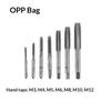 7 In 1 Metric Screw Tap Set Bearing Steel Taper Point Straight Fluted M3 to M12 Tapping Tool for Household Maintenance
