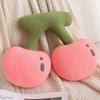 45Cm Fruit Cherry Shaped Plushy Headrest Cuddly Sweet Pink Cherry Plushy Item Cuddle Bolster Charming Bedroom Settee Adornment