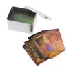110X80X65Mm Weißblech Tarot Karte Lagerung Box Spiel Karte Sammlung Wahrsagerei