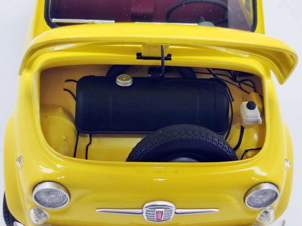 S14 Character Vehicle Series Lupin Castle of Cagliostro FIAT 500 Scale Diecast Miniature Car III 1/12 (Unisex)