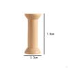 2 Pieces Empty Wooden Spools, 7.9 Cm.