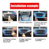 For Nissan Sylphy Sentra B17 2012-2015 Interior Central Control Panel Door Handle Carbon Fiber Protective Film Car Accessorie