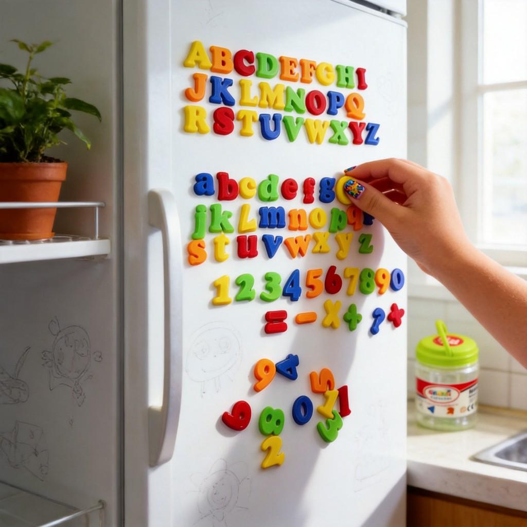Magnetic Literacy Labels With Pinyin And Letters For Classroom And Home Learning